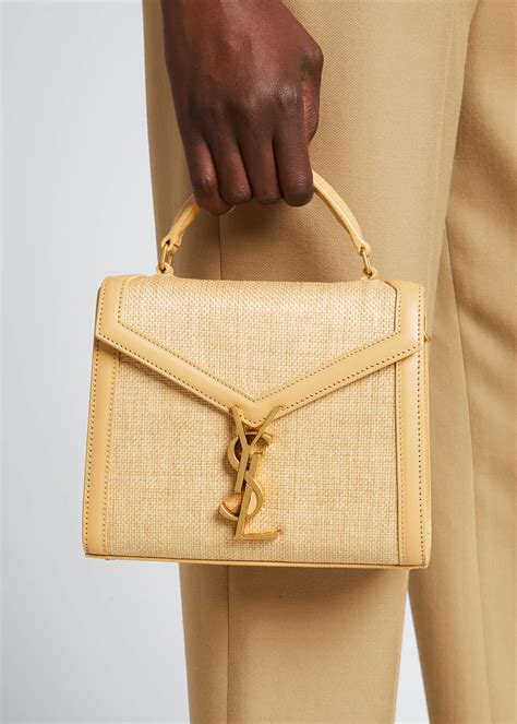 cassandra mini ysl raffia top-handle bag|CASSANDRA Mini top handle bag in RAFFIA AND VEGETABLE .